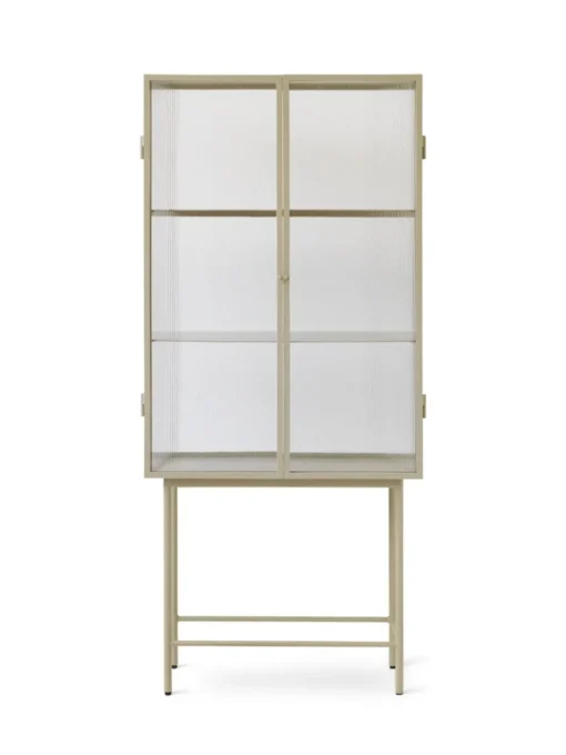 Haze Vitrine - Reeded Glass