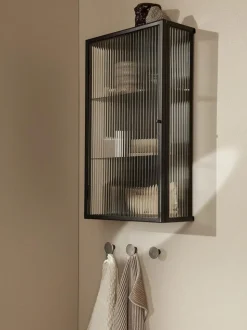 Haze Wall Carbinet - Reeded Glass