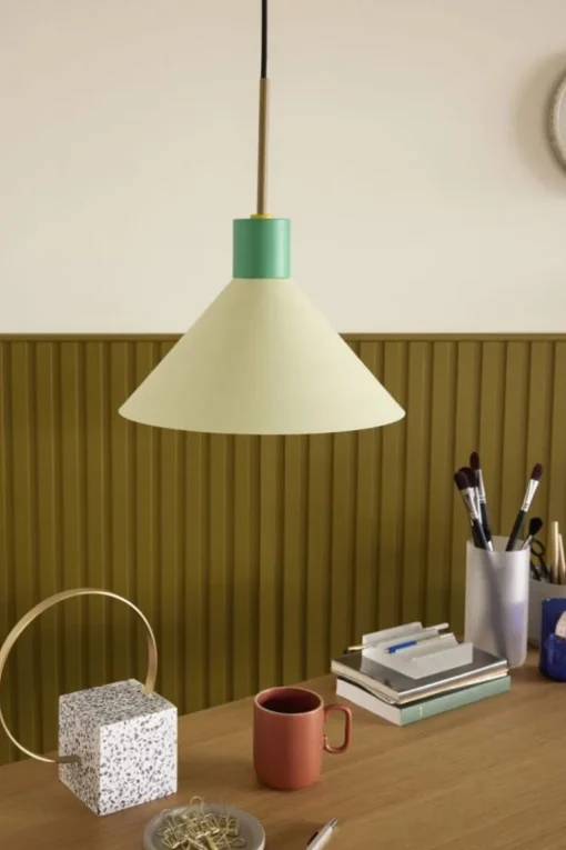Hübsch metal lampe