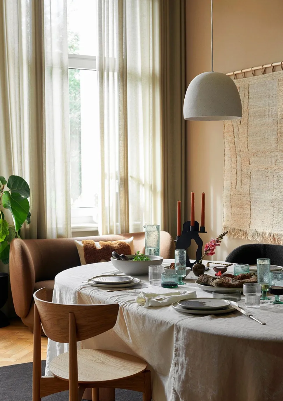 Herman Dining Chair - Wooden Frame