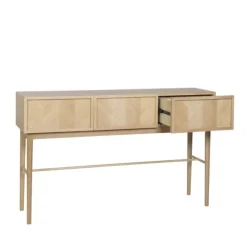Herringbone Console Table Drawers