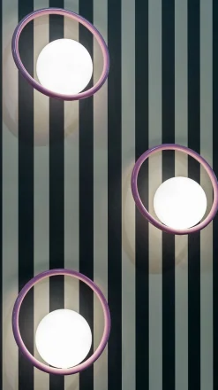 Hula Hoop Wall Lamp - Cord, Switch, & Plug