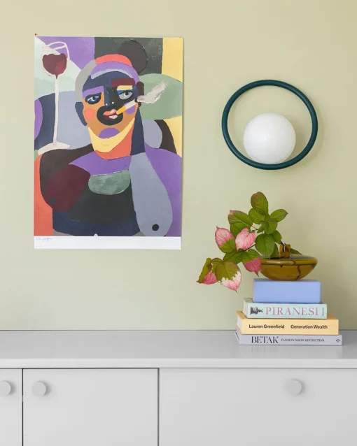 Hula Hoop Wall Lamp - Cord, Switch, & Plug