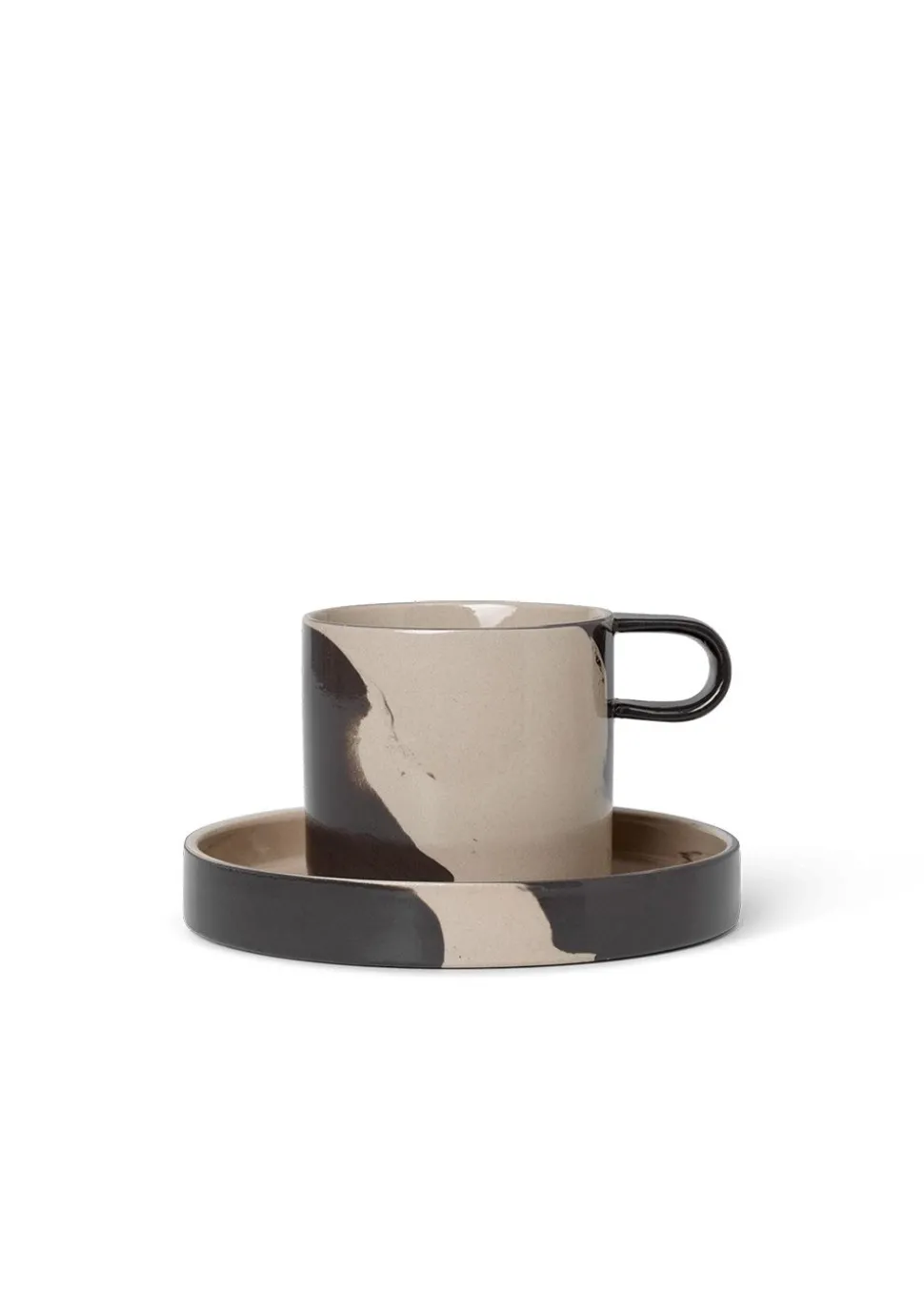 Inlay Cup with Saucer