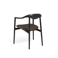 Jari Dining Chair - Ash Black lacquered