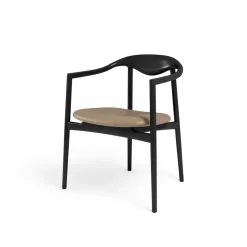 Jari Dining Chair - Ash Black lacquered