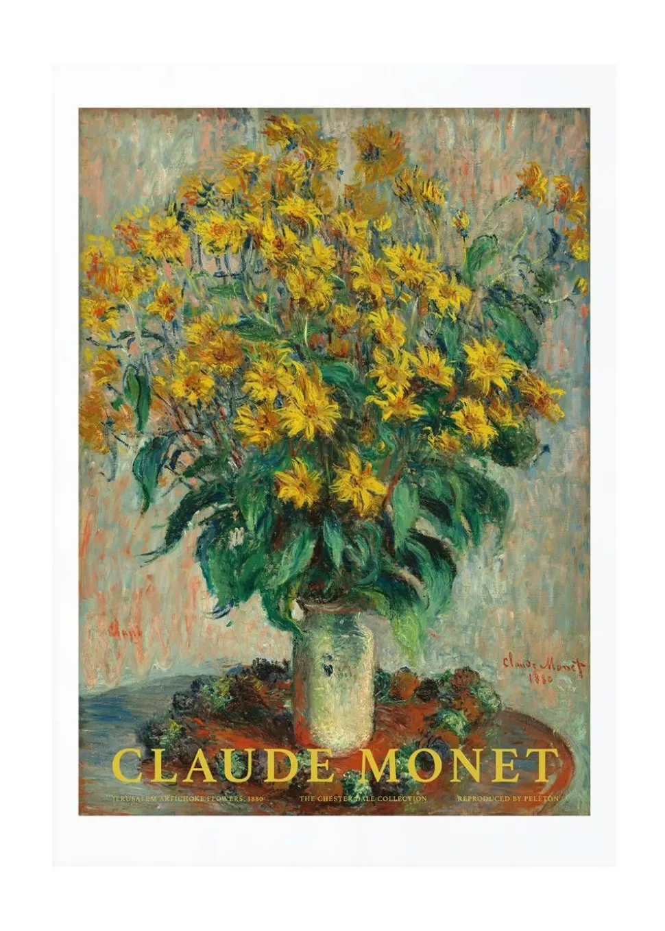 Jerusalem Artichoke Flowers Poster