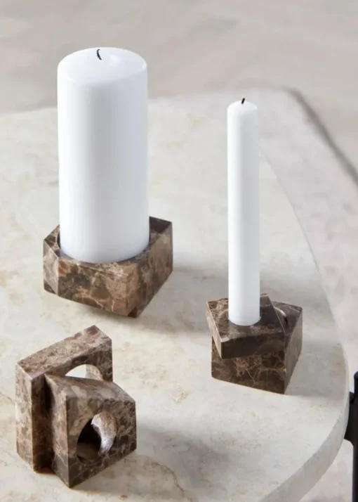 Jeu De Dés 2 Candle Holder