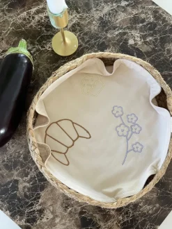 Jou Embroidery basket napkin