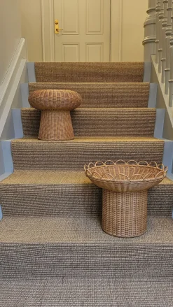 Jou rattan floor vase