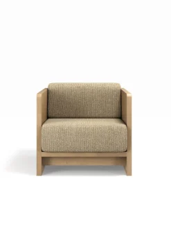 Karm Lounge Chair - Oak Clear Wax Oiled
