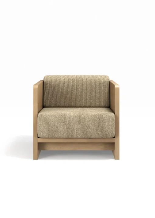 Karm Lounge Chair - Oak Clear Wax Oiled
