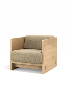 Karm Lounge Chair - Oak Clear Wax Oiled