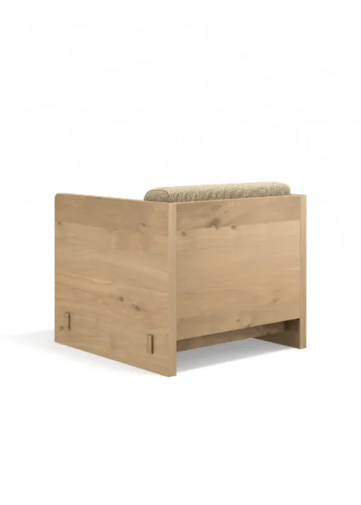 Karm Lounge Chair - Oak Clear Wax Oiled