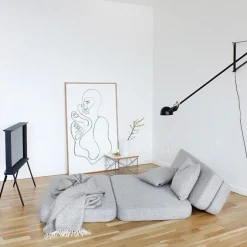 Klip Klap KK 3 fold sofa w. buttons