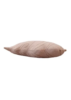 Knitted Cushion Baby Leaf