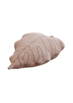 Knitted Cushion Baby Leaf
