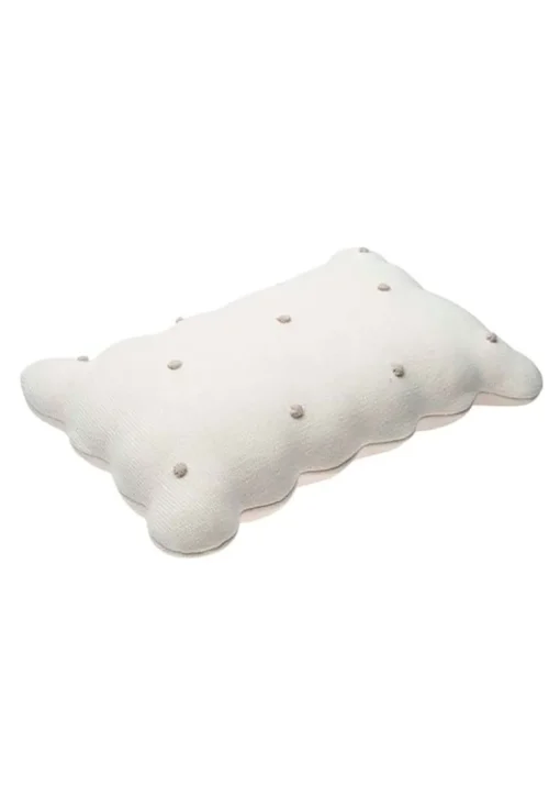 Knitted Cushion Biscuit