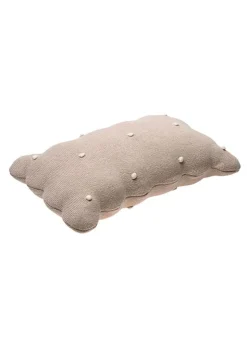 Knitted Cushion Biscuit