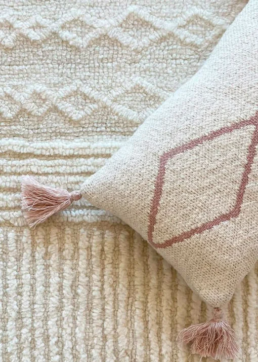 Knitted Cushion Little Oasis Nat