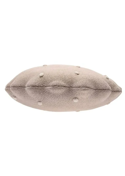 Knitted Cushion Round Biscuit