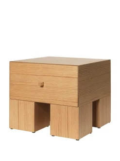 Kuben Bedside Table 1x1