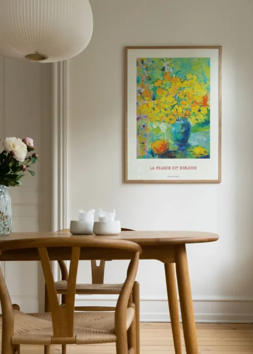 La France dit bonjour Poster