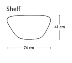 Laminate Shelf to C1 Sideboard