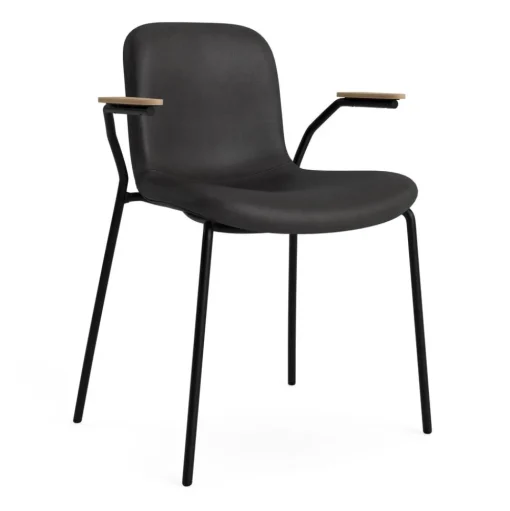 Langue Chair Soft Steel w. Armrest