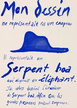 Le Petit Prince Poster - Blue