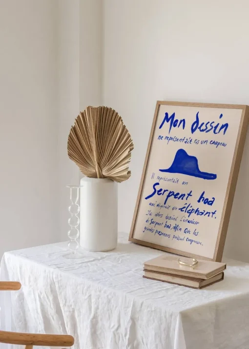 Le Petit Prince Poster - Blue
