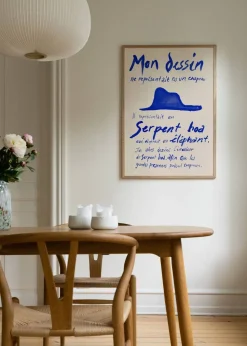 Le Petit Prince Poster - Blue