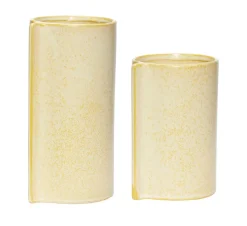 Leaf Pots Yellow (set of 2)