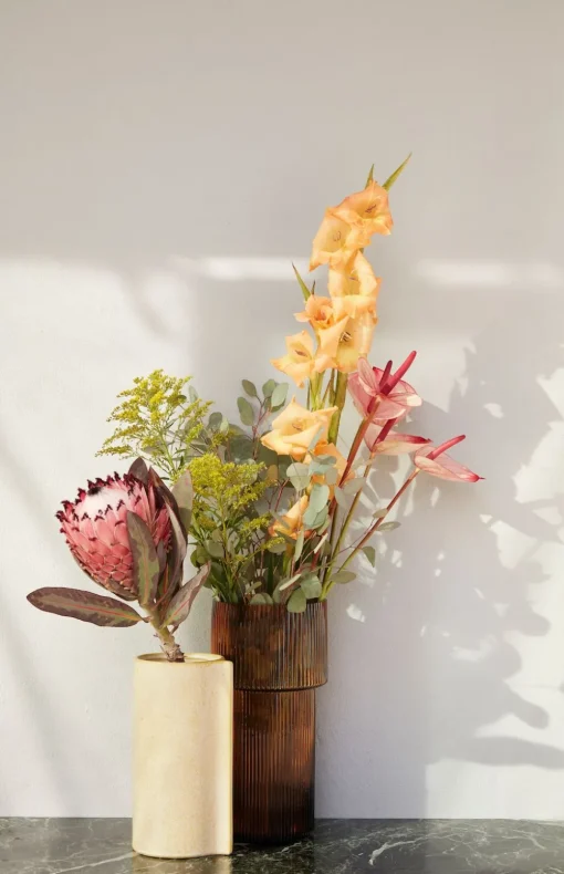 Leaf Pots Yellow (set of 2)