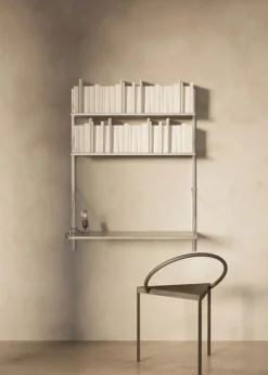 Library desk shelf