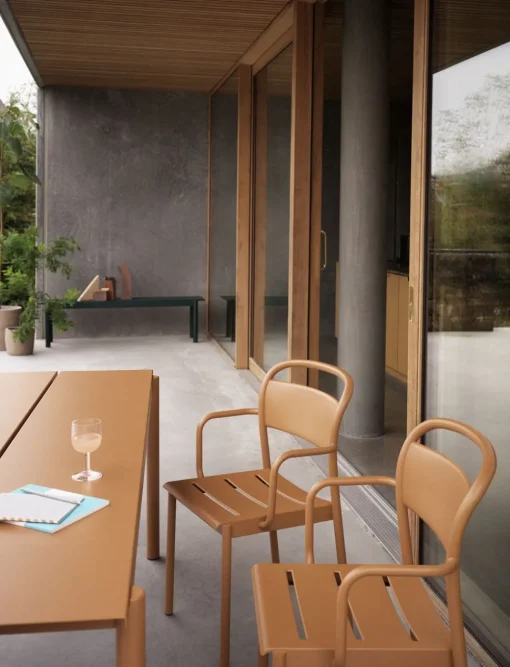 Linear Steel Armchair