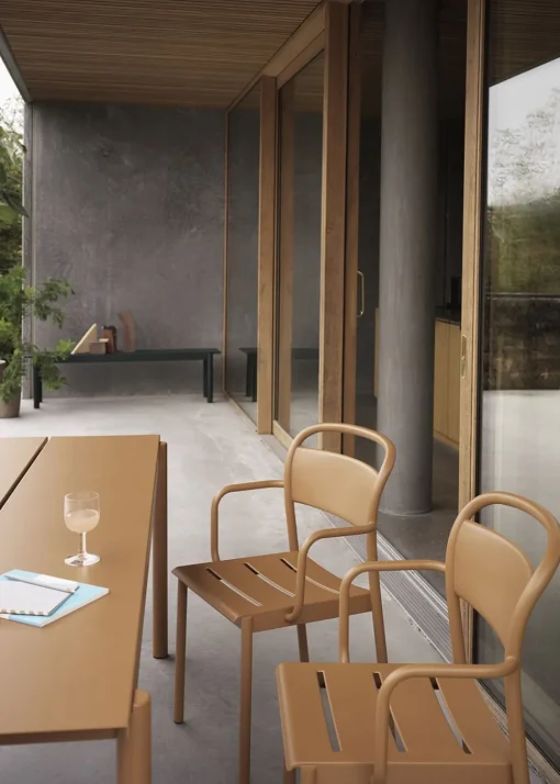 Linear Steel Armchair