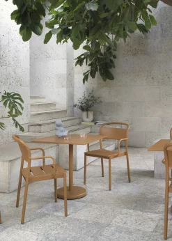 Linear Steel Armchair