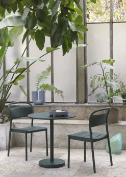 Linear Steel Side Chair
