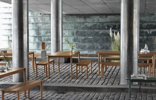 Linear Steel Table
