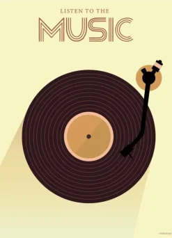 Listen to the music - poster