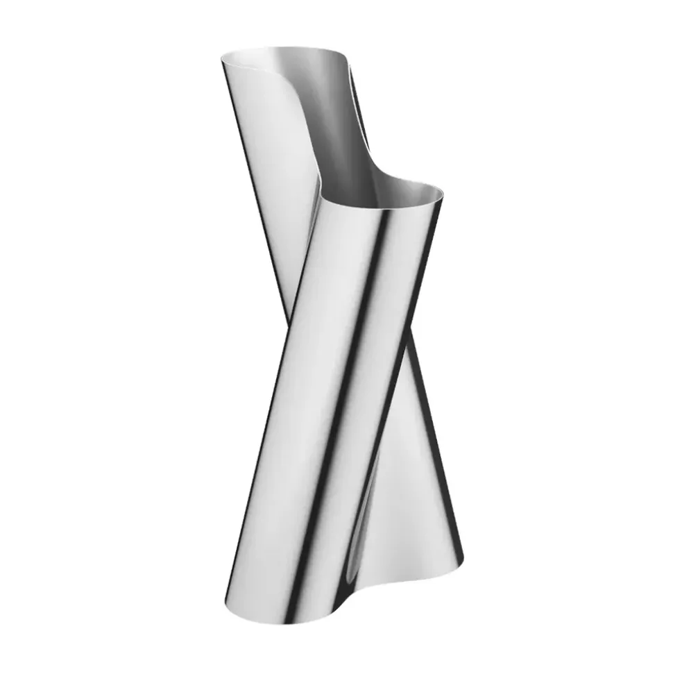 Lituus Floor Vase Stainless Steel