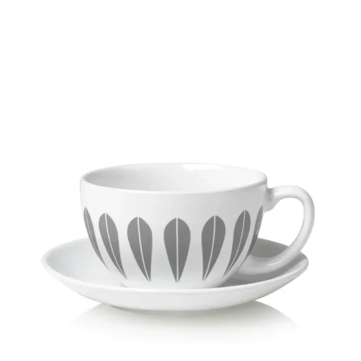 Lotus Tea Cup And Saucer