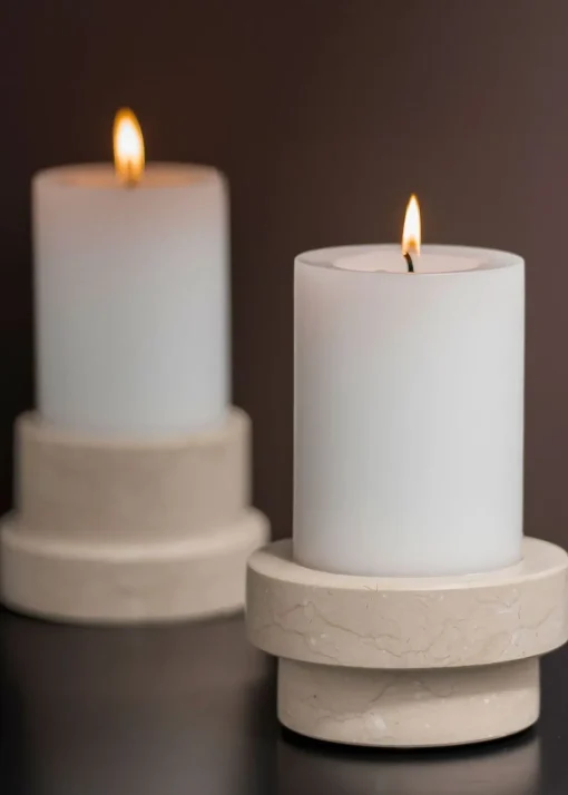 MARBLE Block Candleholder