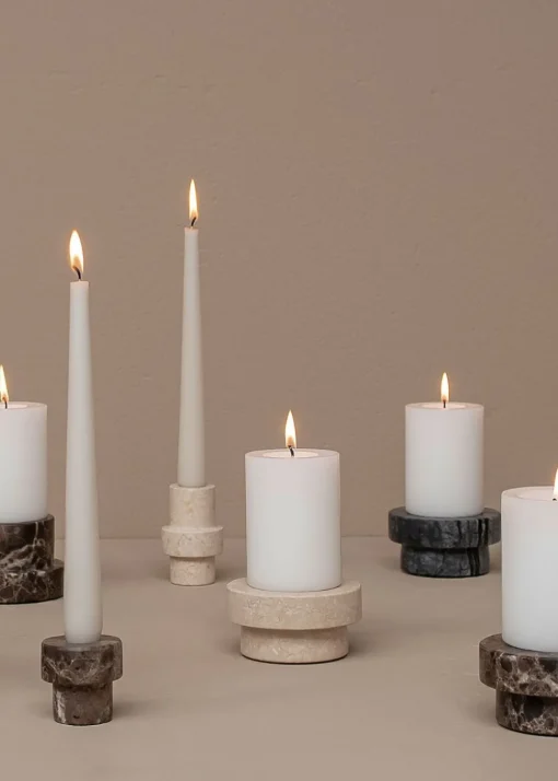 MARBLE Block Candleholder