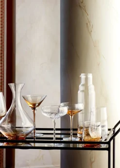 Martini glass - Amber / Smoke