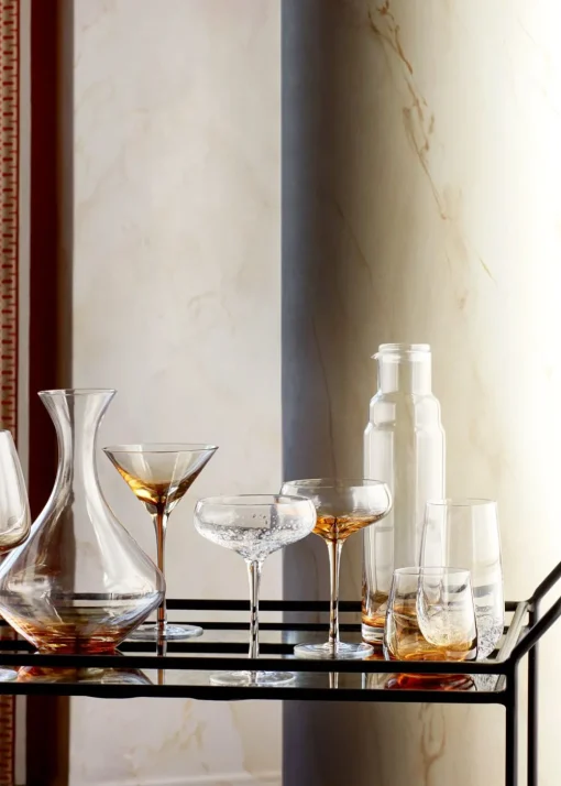 Martini glass - Amber / Smoke