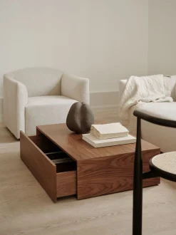 Mass Wide Coffee Table w. Drawer