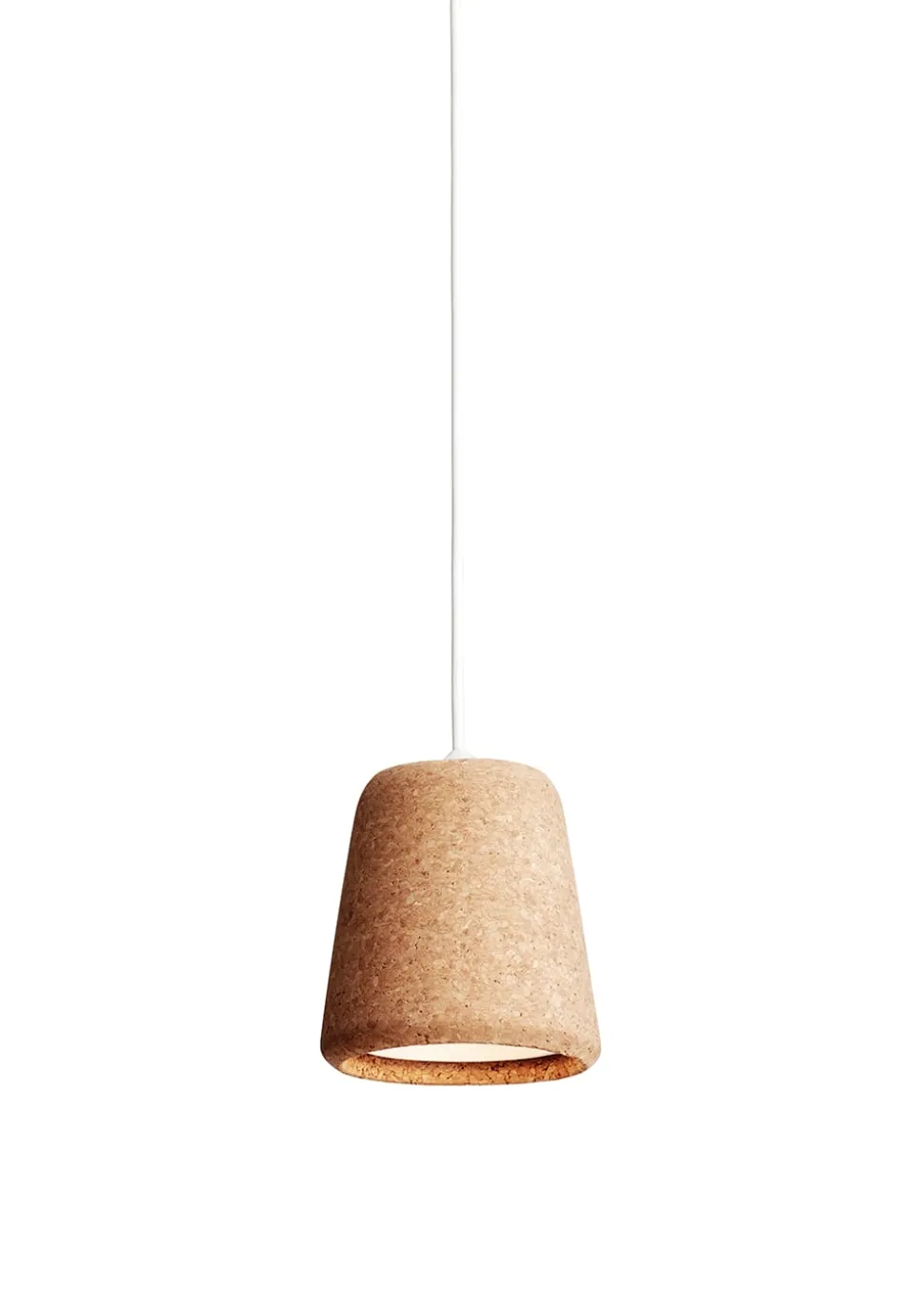 Material Pendant w. White Fitting