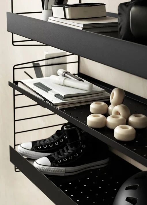 Metal Shelf w/ High Edge